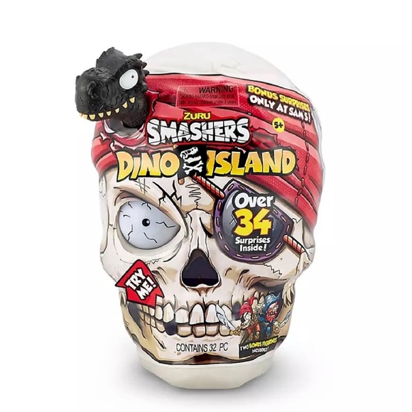 Zuru Smashers Mega Egg Dino Dinosaur Island Pirate Over 25 surprises! Surprise - Picture 2 of 2